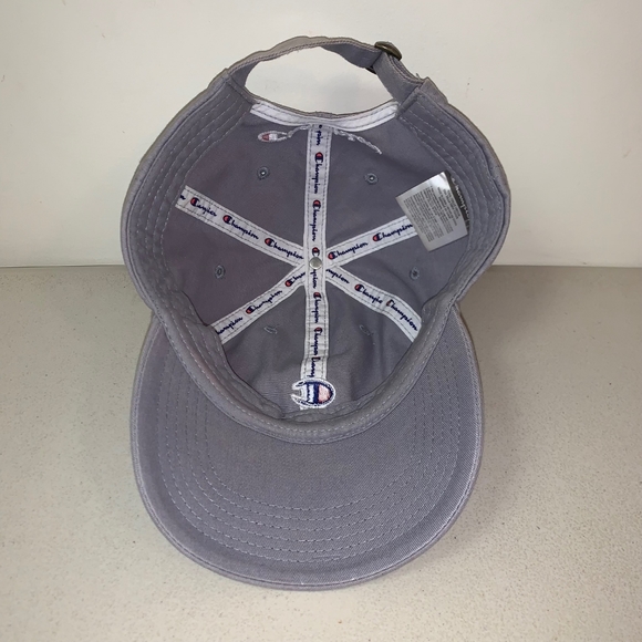 CHAMPION Classic Gray Adjustable Hat Cap - Picture 5 of 6